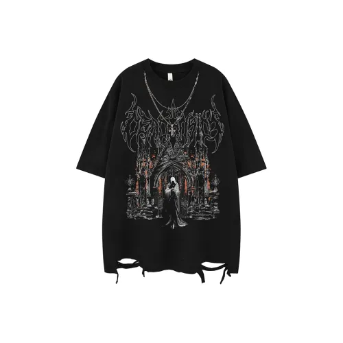 BEAR UNION Рукав с оборванным плечом T-рубашка Унисекс