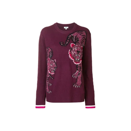 KENZO Женские свитеры красного цвета