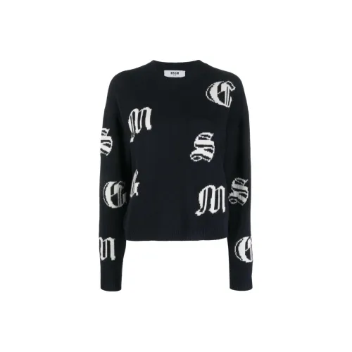 MSGM Синий Женские Свитеры