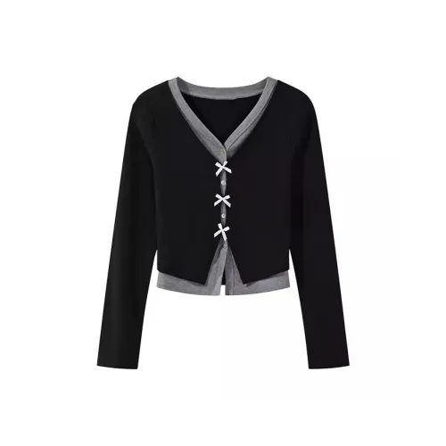 ETSE Черные Женские T-рубашки