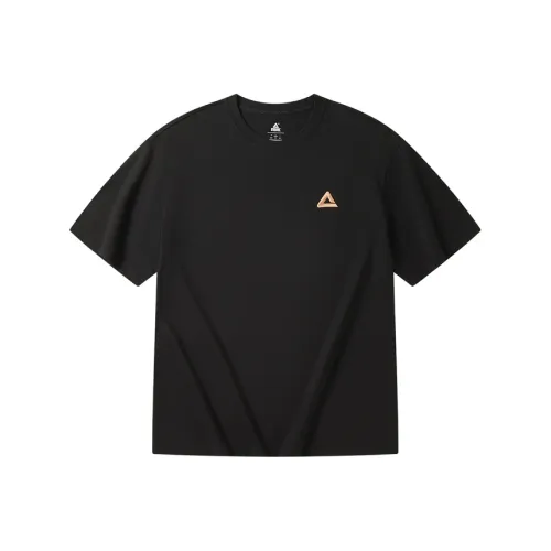 PEAK Черная унисекс футболка