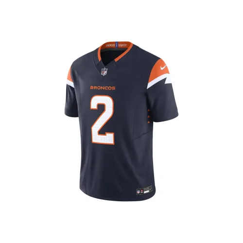 Nike SS24 Dri Fit NFL Ограниченный FOOTBALL JERSEY Rugby Джерси Мужской Морской синий