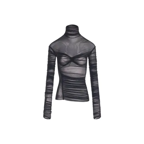 Mugler Черные Женские Т-рубашки