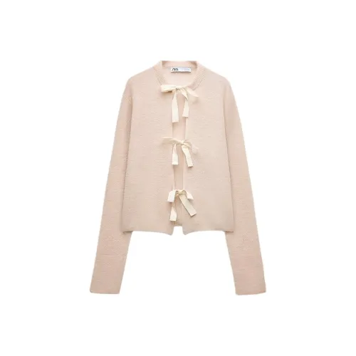 ZARA Earthy Gray Pink Женские Свитеры