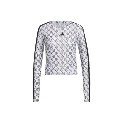 Adidas Dance T Рубашка Женская Белая Черная