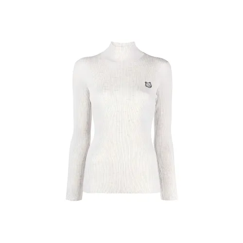 Maison Kitsune Белые Женские Свитеры