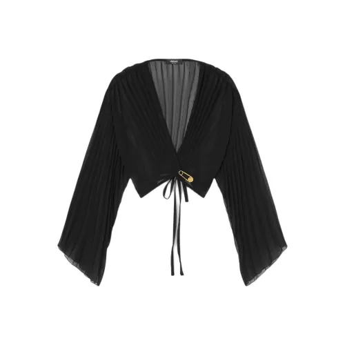 VERSACE FW24 CROP TOP Женские Черный