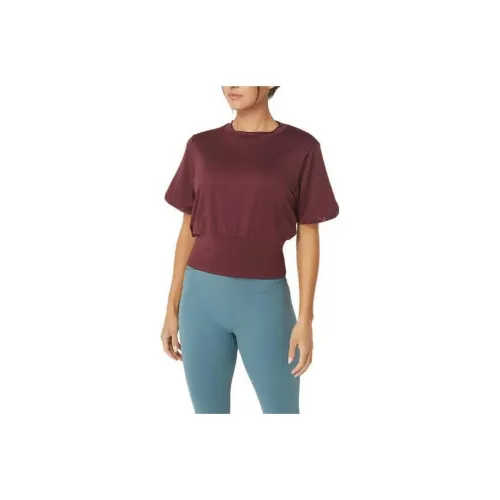 Asics NAGINO FLEX T Рубашка Женская Красно-коричневая