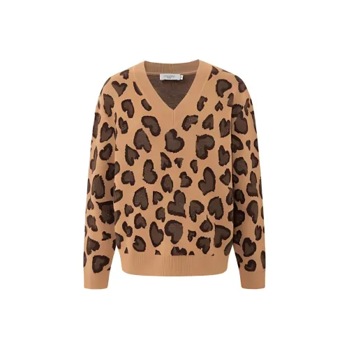 Anmani Свитер Женский Каштановый Кофейный Цвет