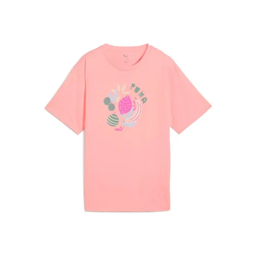 PUMA GRAPHICSRELAXED T Рубашка Женская Розовая
