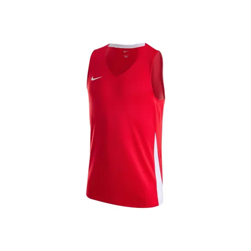 Nike Баскетбольная Джерси Мужская Университетский Красный