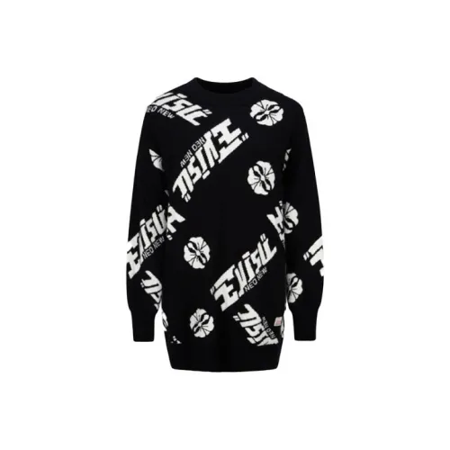 EVISU FW21 Loose Fit Sweater Women's Black