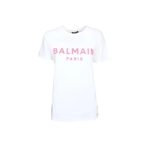 BALMAIN Белые Женские Футболки