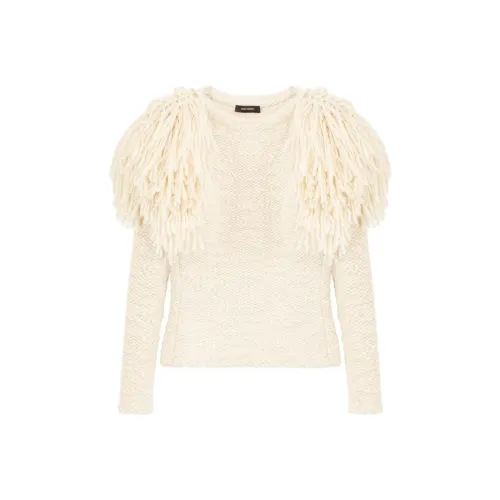 ISABEL MARANT Экрю Женские Свитеры