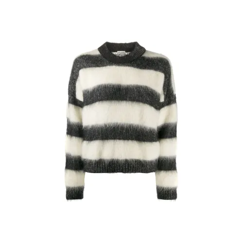 SAINT LAURENT Свитер Женский Черный Белый