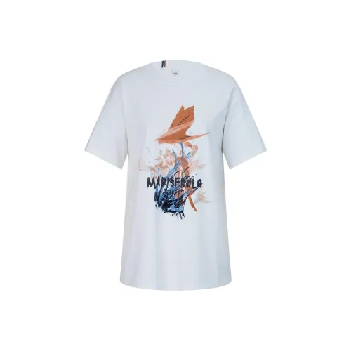 Marisfrolg T-Shirt Женская Чисто Белая