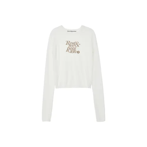 Rest Recreation Реглан Длинный рукав Вязаный Свитер Женский Айвори Айвори