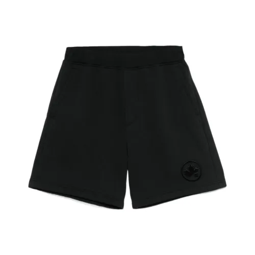 DSQUARED 2 Черные Мужские Спортивные Шорты