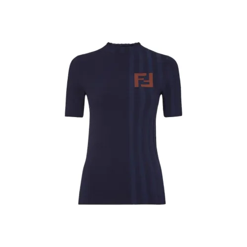 FENDI Свитер Женский Морской Синий