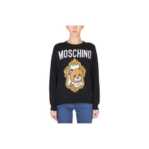MOSCHINO Черные Женские Свитеры