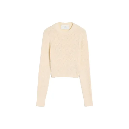 AMIPARIS FW24 Свитер Женский Серый Белый