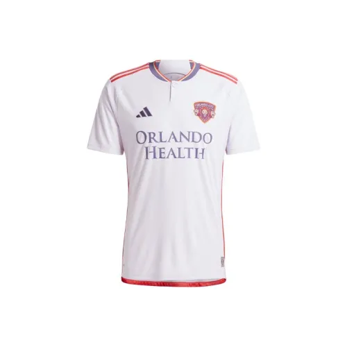 Adidas Orlando City 24 25 Away Jersey Футбол Джерси Фанатская версия Orlando City Away Мужской Светло-фиолетовый