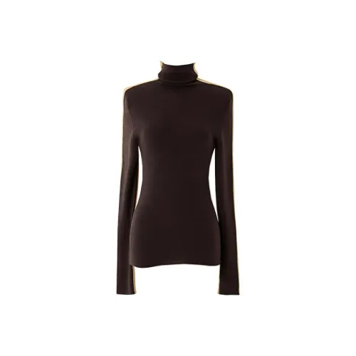 SOON FLOWER Свитер Женские Имбирно-желтый Кофе