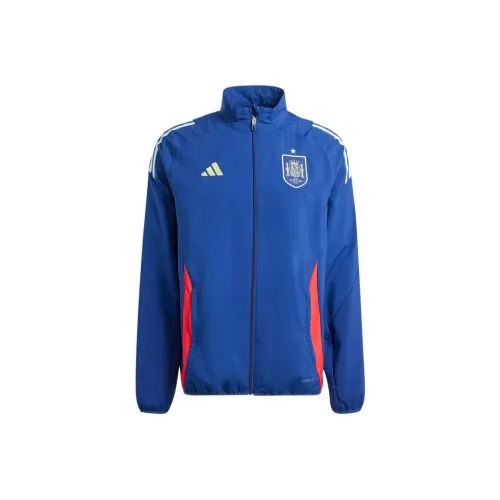 Adidas Испания TIRO 24 COMPETITION ПРЕЗЕНТАЦИЯ TRACK TOP Футбол Джерси Мужской Victory Blue