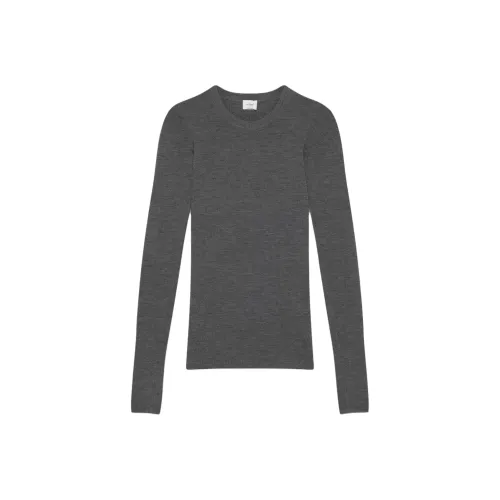 ARITZIA WILFRED Oats Мериносовая шерсть Свитер Женские Heather Уголь Фиби женнан Уголь