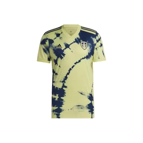 Adidas LEEDS UNITED FC 22 23 Гостевой Джерси Футбол Джерси Мужской PULSE Желтый Темно-синий