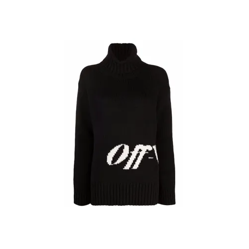 Off Белый FW21 Черный Женские Свитеры