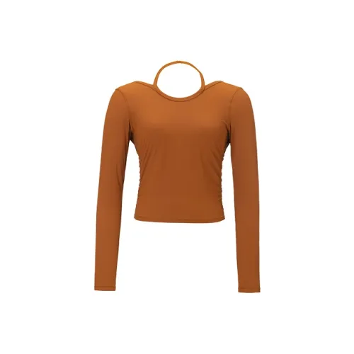 Sumday Athletics T-Shirt Женская Имбирно-Коричневый