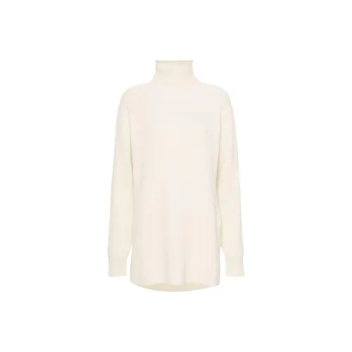 JIL SANDER Яично-белый Женские Свитеры