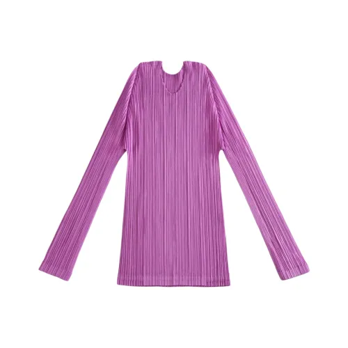 PLEATS PLEASE ISSEY MIYAKE Рубашка Женская Фиолетовая