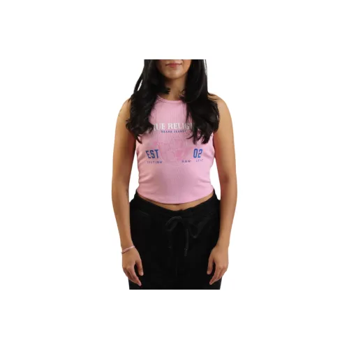 TRUE RELIGION Майка Женская Розовая