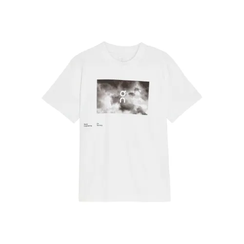 On Graphic T Обычный T Рубашка Женская Белая