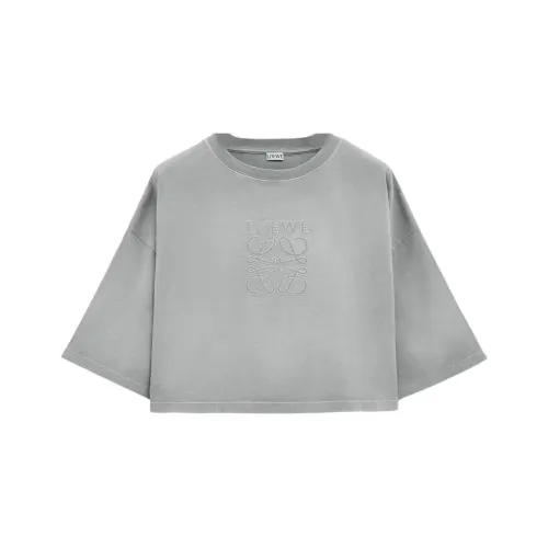 LOEWE Anagram Светло-серый Женские Рубашки T
