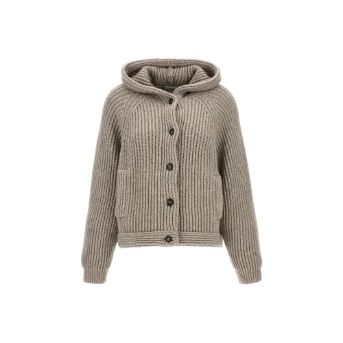 Brunello Cucinelli Серые Женские Свитеры