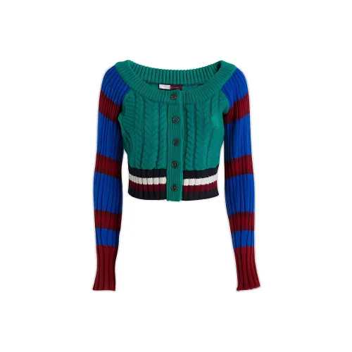 Tommy Hilfiger Зеленые Женские Свитеры
