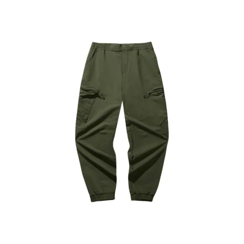 Anta Outdoor Collection Nouveau Армейский зеленый Мужские спортивные брюки