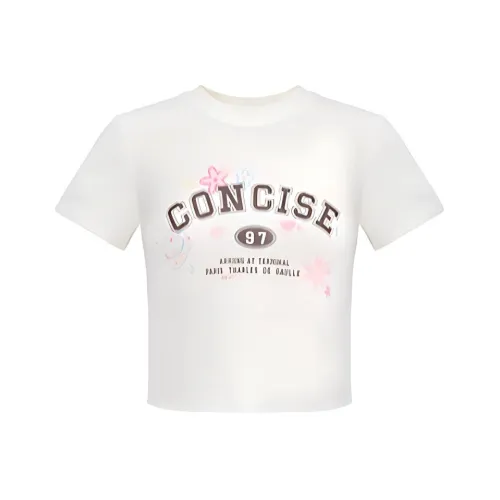 CONCISE WHITE Женские футболки