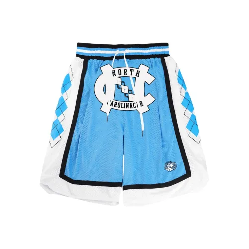 BKCXZICE Каролина Блю Двойной Layer Шорты Унисекс Спортивные шорты