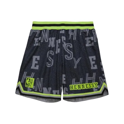MITCHELL NESS x Hennessy SS24 Баскетбольные шорты Унисекс Черный