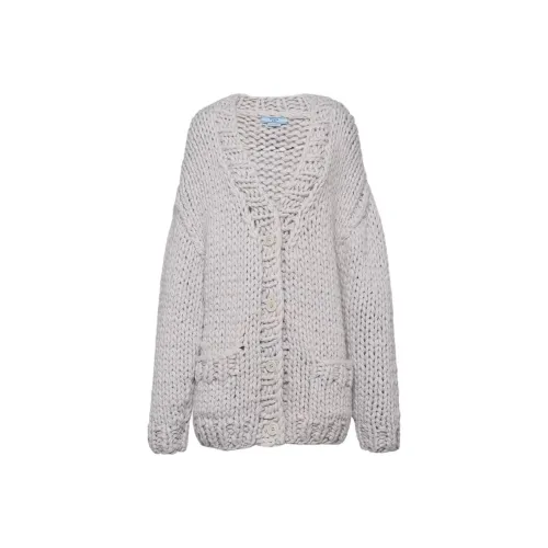 PRADA Свитер Женский Мел Белый