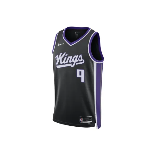 nike Баскетбольная Джерси 2023 24 Icon Edition Sacramento Kings Мужская Черная