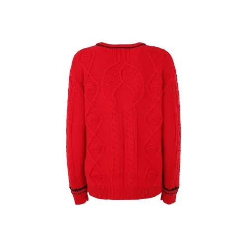 Marine Serre FW22 Свитер Женский Красный