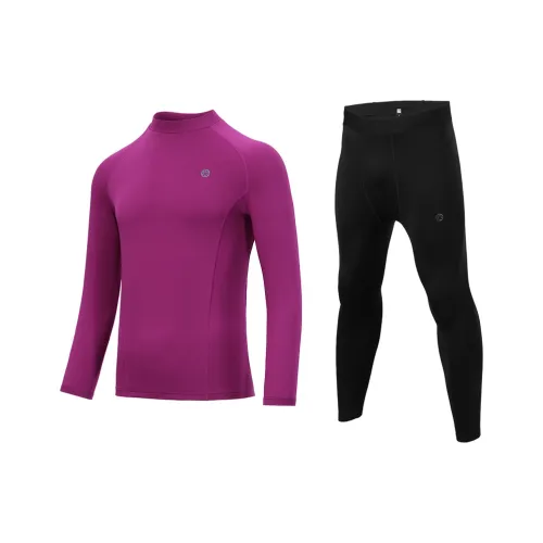 BMAI Беговая одежда Sets Мужской Ягодный фиолетовый Ночной черный