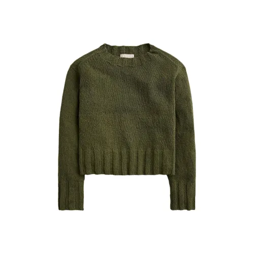 Ferragamo WF24 Свитер Женский Оливково-зеленый