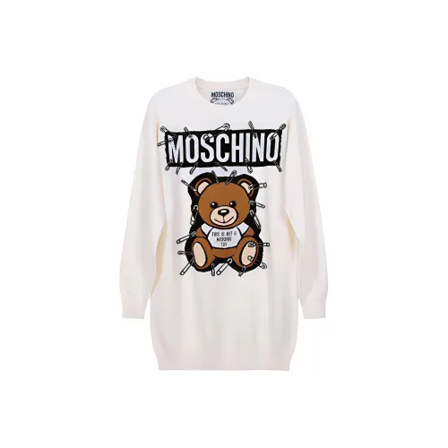 MOSCHINO Белый Женские Свитеры