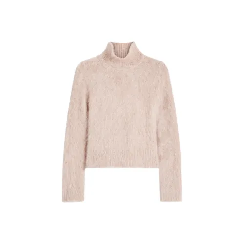 SCANLAN THEODORE Брушированный мохер тонкий свитер женский мех норка норковый